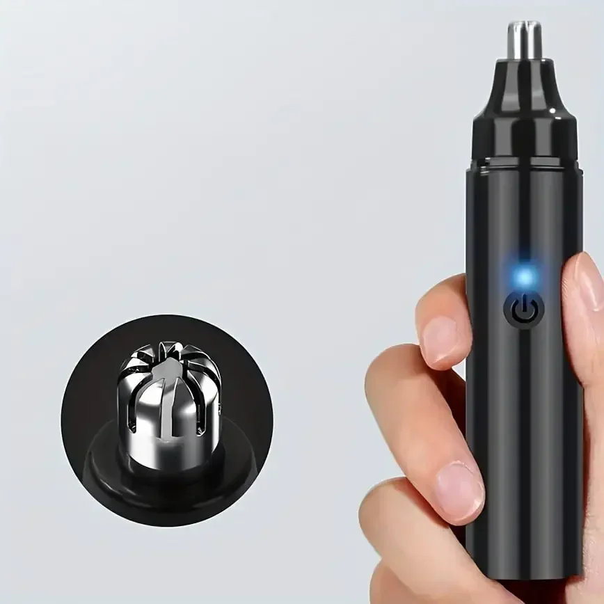 Rechargeable Nose Hair trimmer and Facial Hair remover for Men Nose Hair Shaver for nasal clearance - portable grooming tool for image 5