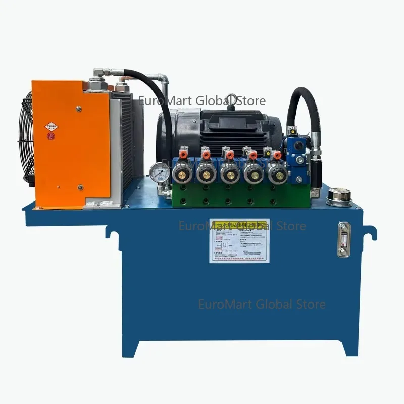 Electric Hydraulic Power Unit Fluid System Piston Pump Station 20 GPM 5-20 AC 110V/220V/240V 50/60Hz for Industrial Use