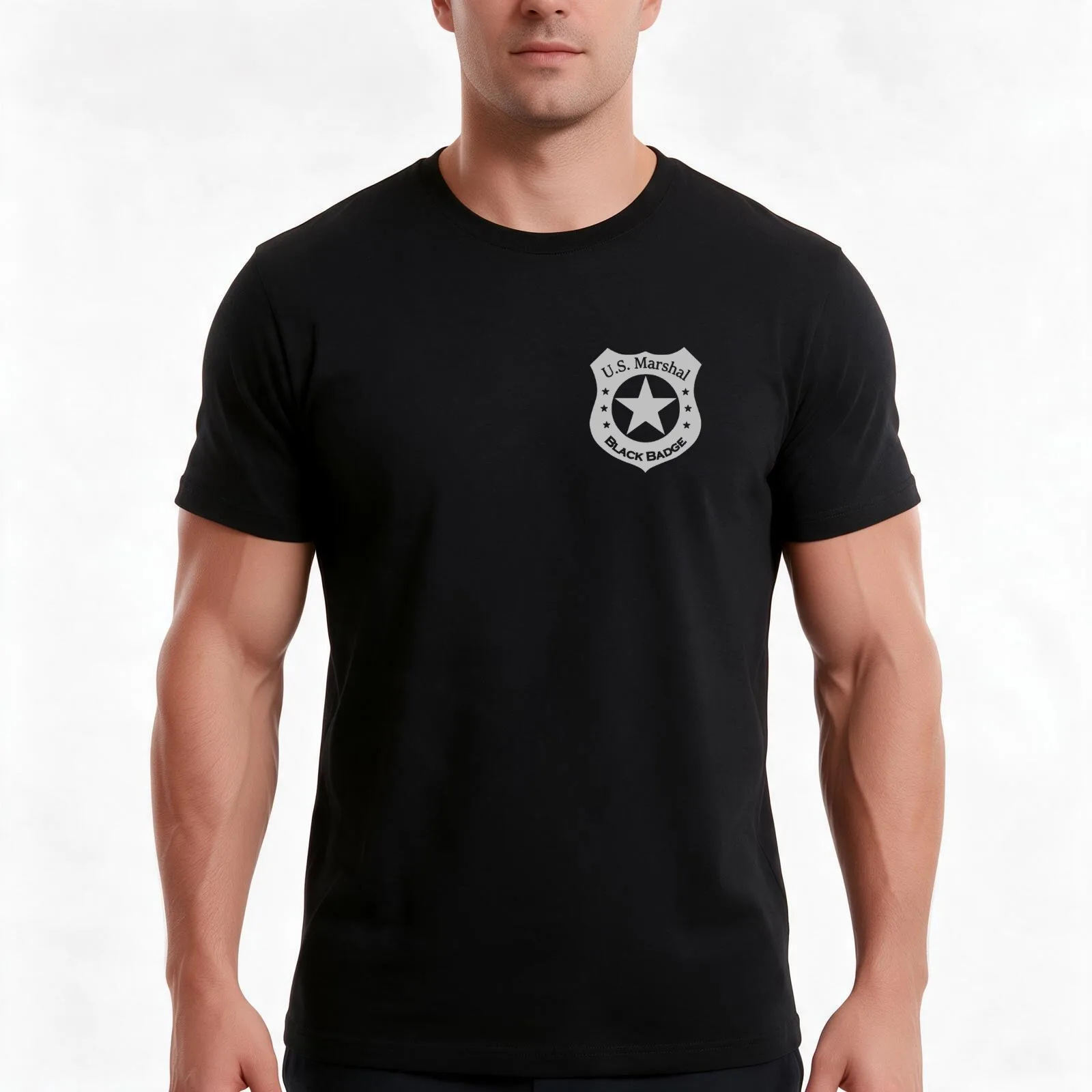 Wynonna Earp U.S. Marshal black badge division T-Shirt Summer Casual Cotton Tee Oversized Streetwear Tops Unisex Men Women