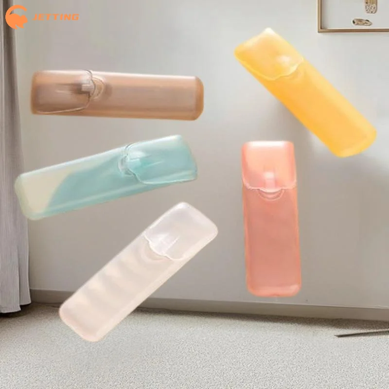 

(New) 1Pcs Portable Transparent Toothpick Box Mini Cotton Swab Storage Box For Outdoor Travel Kitchen Restaurant Supplies