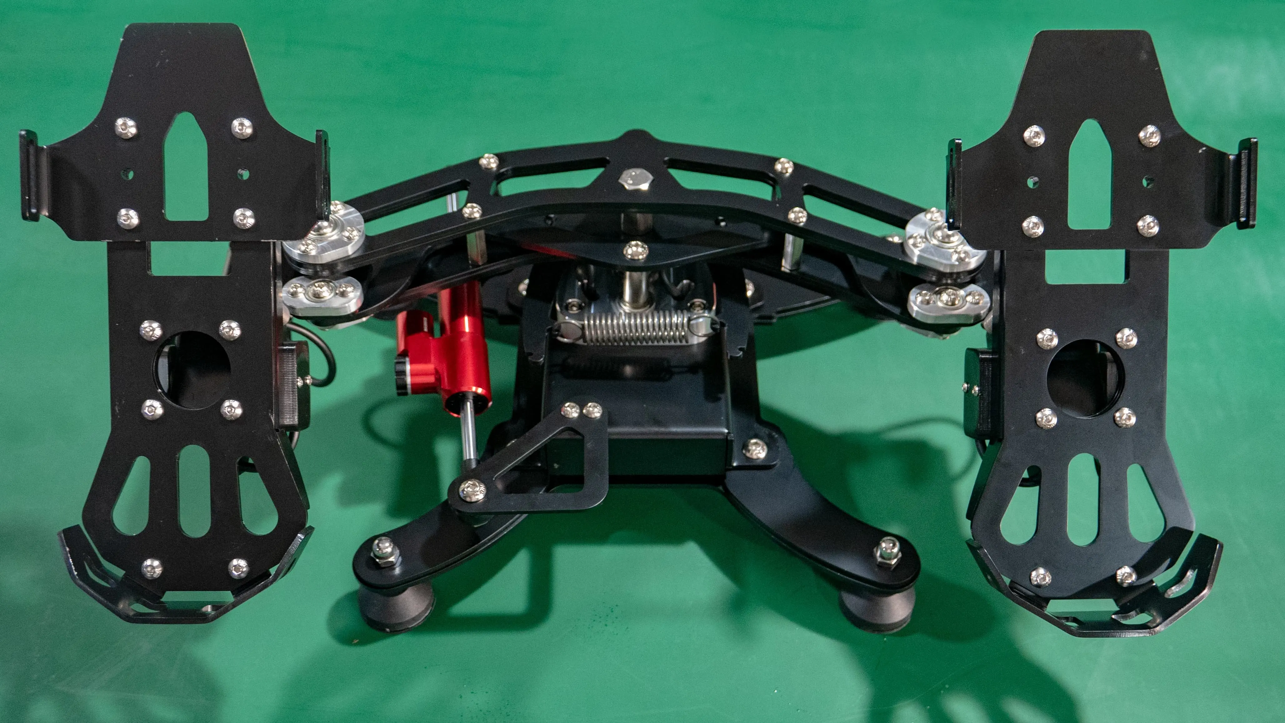 SN‑2 Flight Rudder Pedals Full Metal Hall Effect Yaw Brake Pedal Optional Hydraulic Damper Kit For DCS MSFS Flight Simulator