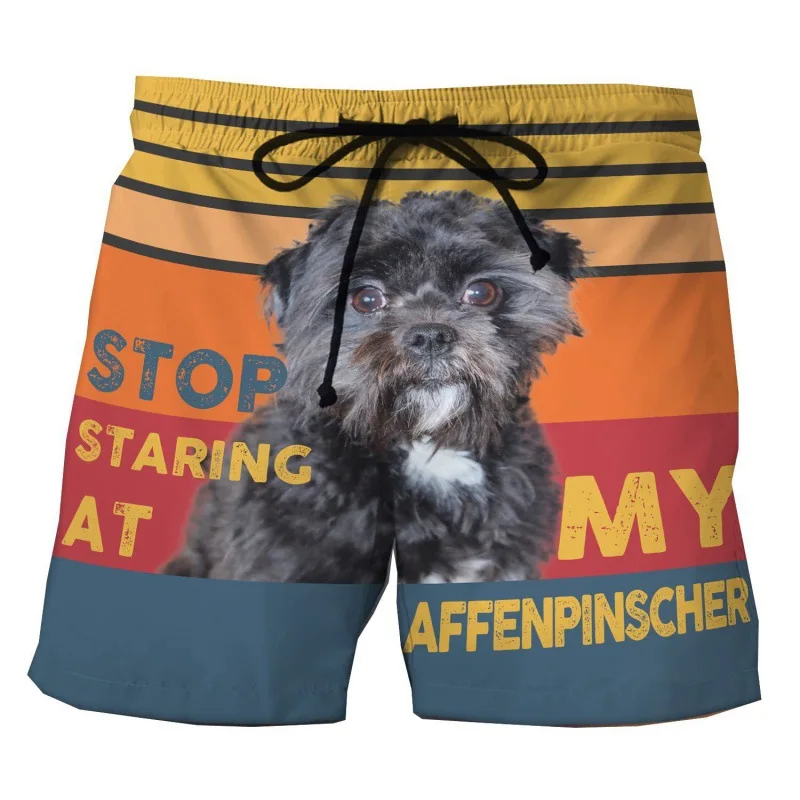 Summer Animal 3D Print Men's Hawaiian Beach Shorts Mens Swim Casual Board Pants Oversized Surfing Swimsuits Trunks Man Clothing