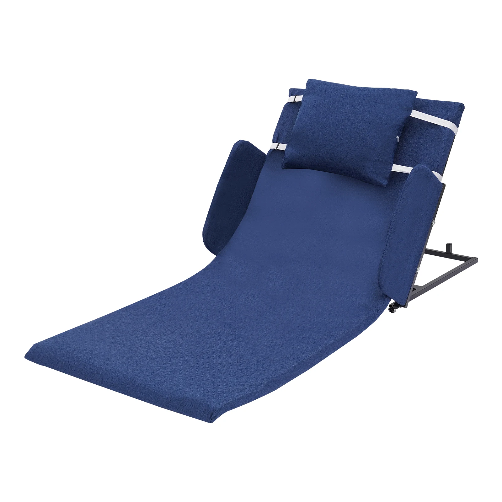 Sandaran Elektrik Biru 600W dengan Sandaran Tangan, Sandaran Elektrik untuk Lansia, Pasien, Ibu Hamil