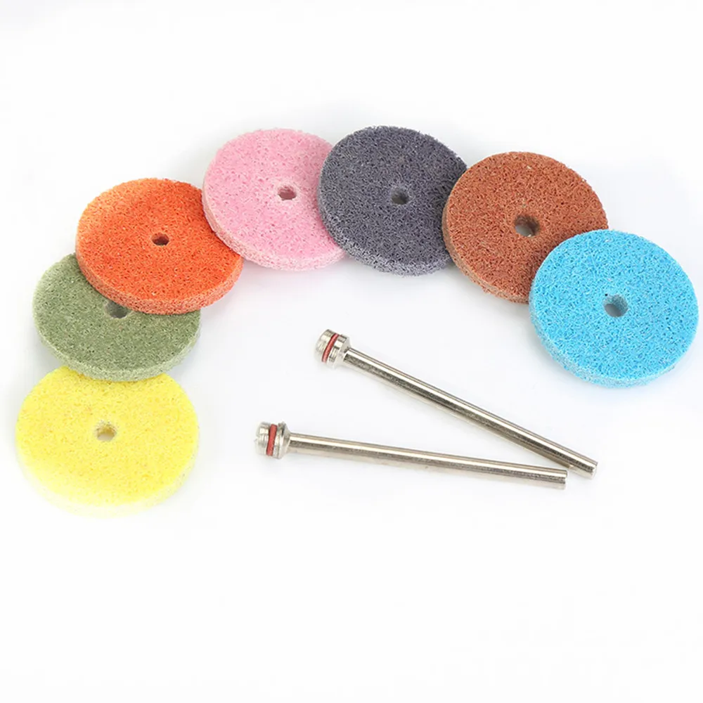 2.35mm/3.2mm haste redonda tipo fibra cabeça de moagem cabeça de moagem de náilon para metal madeira plástico grit 240 320 400 600 800 1000