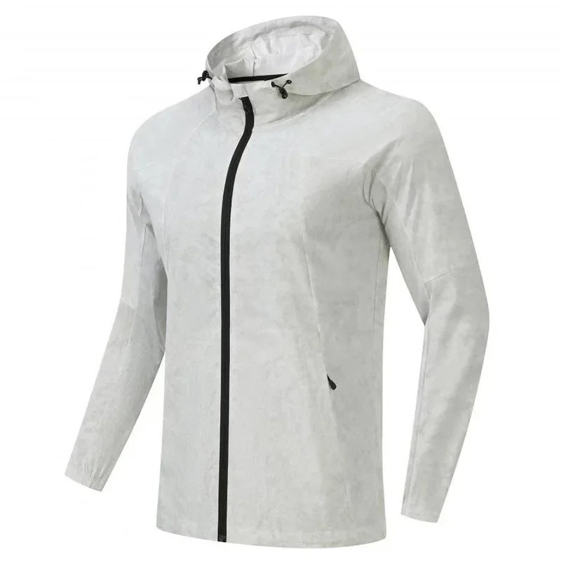 Men's Sports Fitness Long Sleeve Hooded Jacket Top Casual Slim Running Training Clothing Outdoor Jogging Sweatshirts