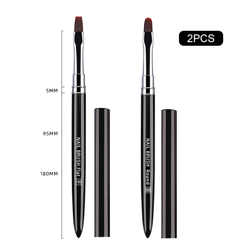 네일 글루 포토테라피 펜 UV 젤 브러시 펜 아크릴 네일 아트 페인팅 드로잉 브러시 매니큐어 전문가용 브러시 도구