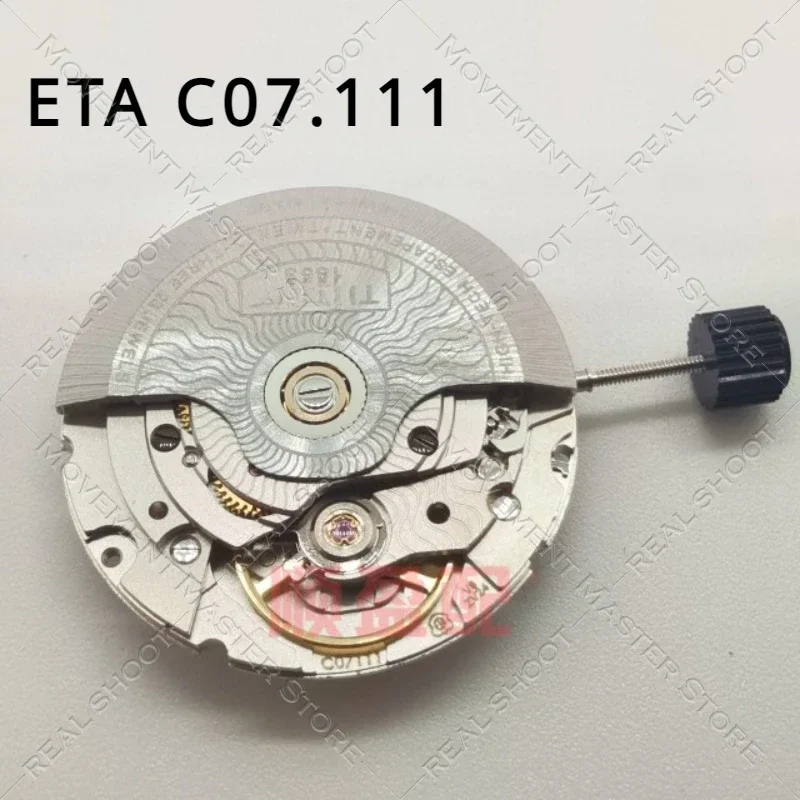 Новый заменитель китайского бренда 80 Swiss Eta C07.111 механизм C07111 часы с тремя иглами и одиночным календарем аксессуары