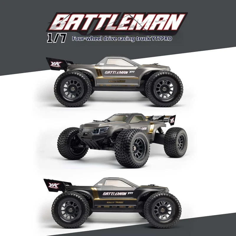 Yk9071pro Yt7 1/7  High Speed Brushless Rc Monster Truck Off Road Racing Model, Hobby Grade Remote Control Car For Adult Racers