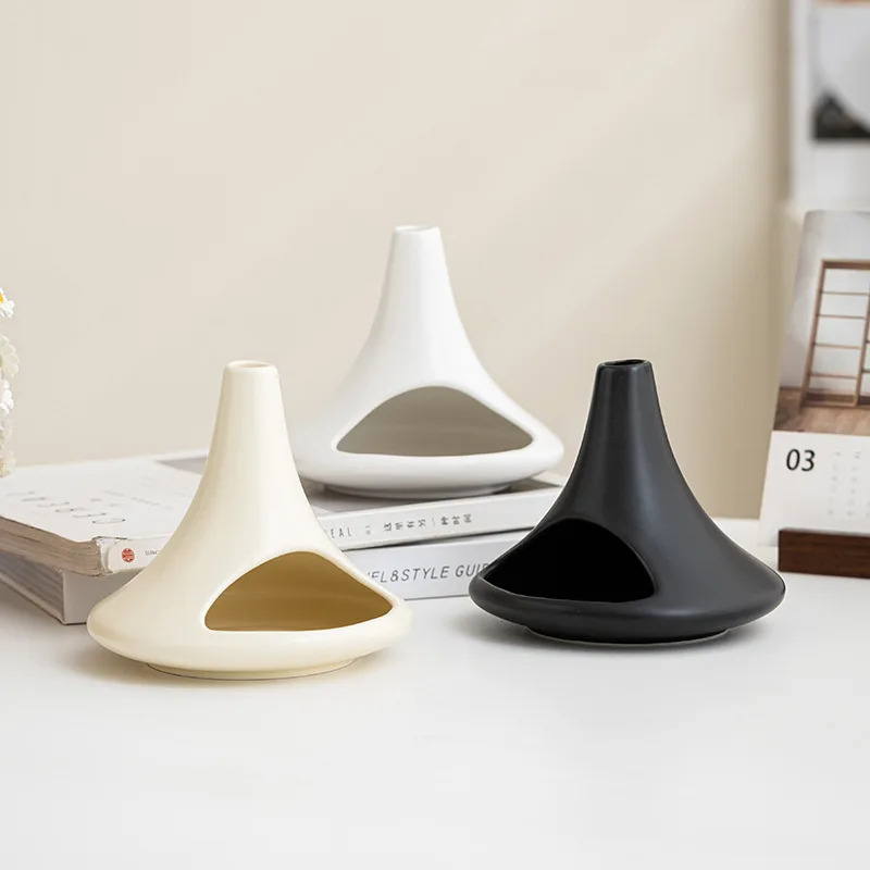 Meditation & Yoga Incense Bowl with Chimney - Home Ceramic Incense Holder for Palo Santo & Burning Tray