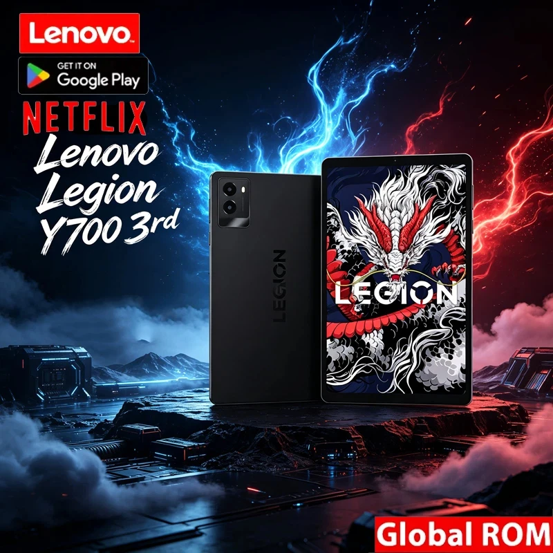 Lenovo Legion Y700 3rd Gen Tablet 8.8" 2.5K 165Hz LCD Snapdragon 8 Gen3 6550mAh 68W Fast Charge Android 14 Gaming Tablet