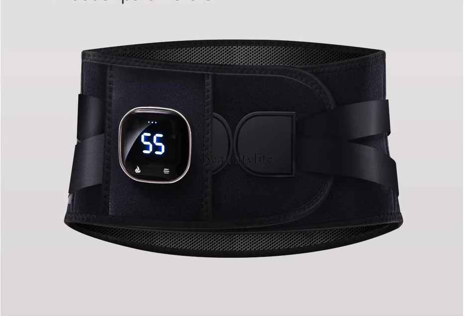 2 Waist Massage Belt Vibration Waist Belt Hot Compress Warm Palace Belt Abdominal Massager