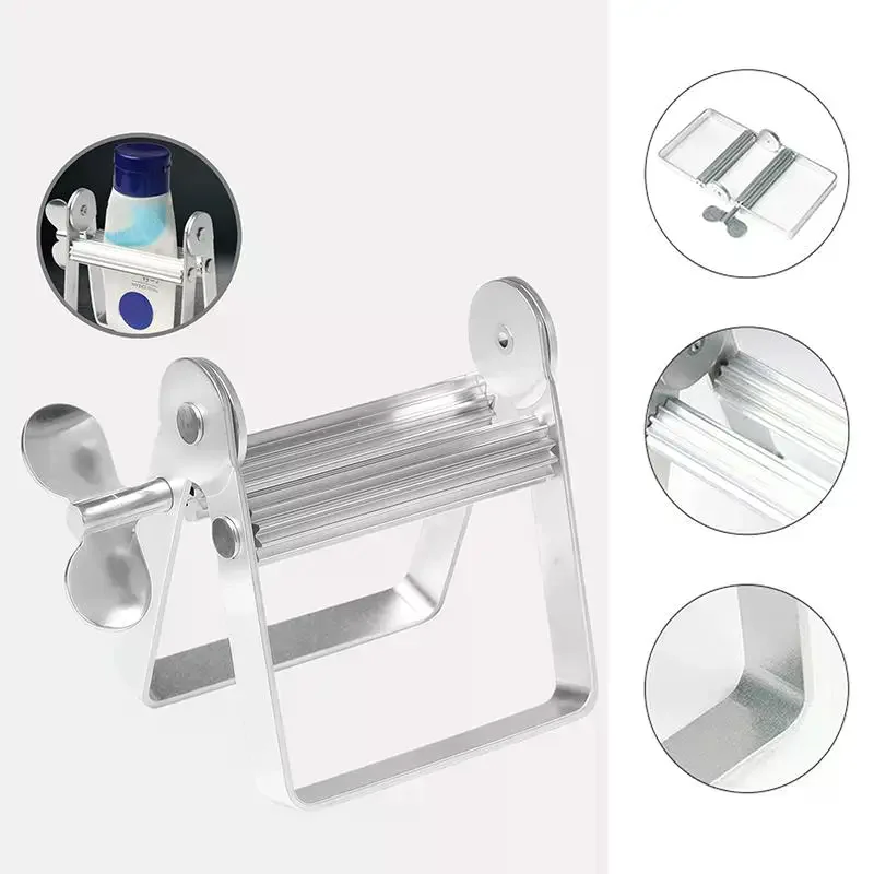 Metal Toothpaste Tube Squeezer - Large Multifunctional Tube Wringer Roller Dispenser For Hair Color Dye Paint Tubes