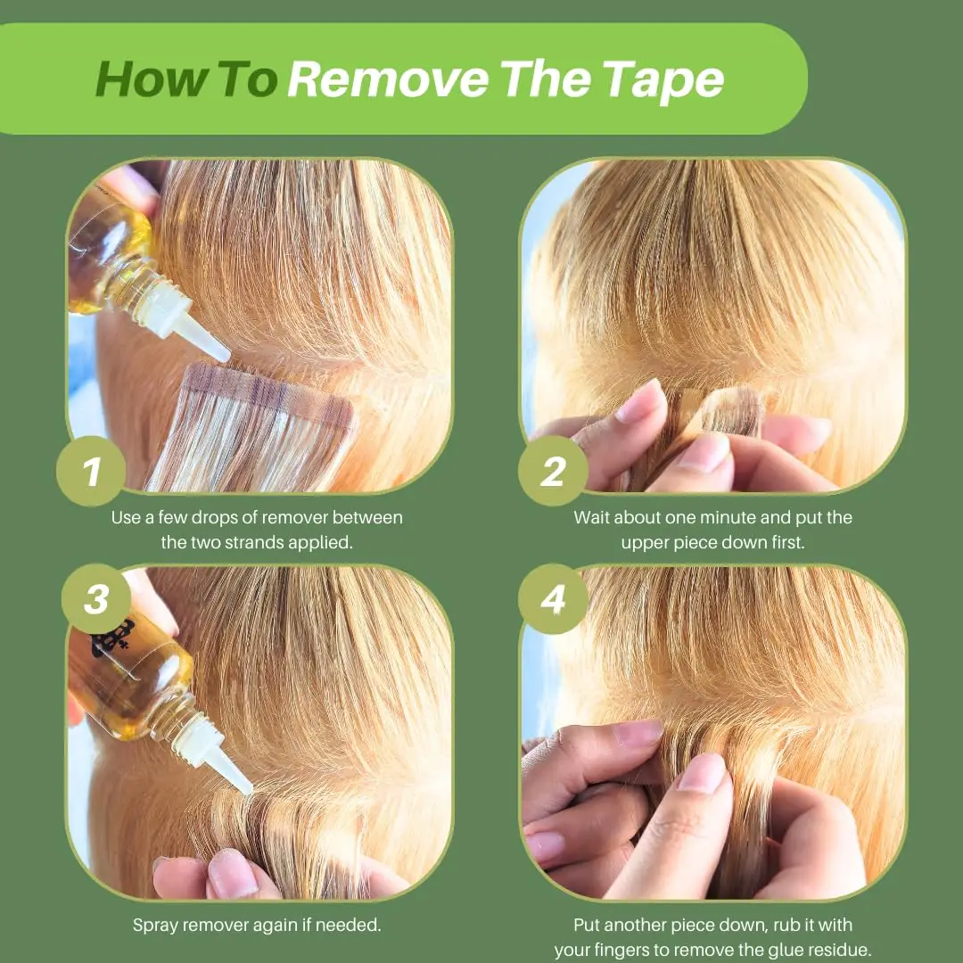 شريط Kercsityn في وصلات الشعر، شريط شعر بشري غير مرئي بدون خياطة في وصلات الشعر للنساء