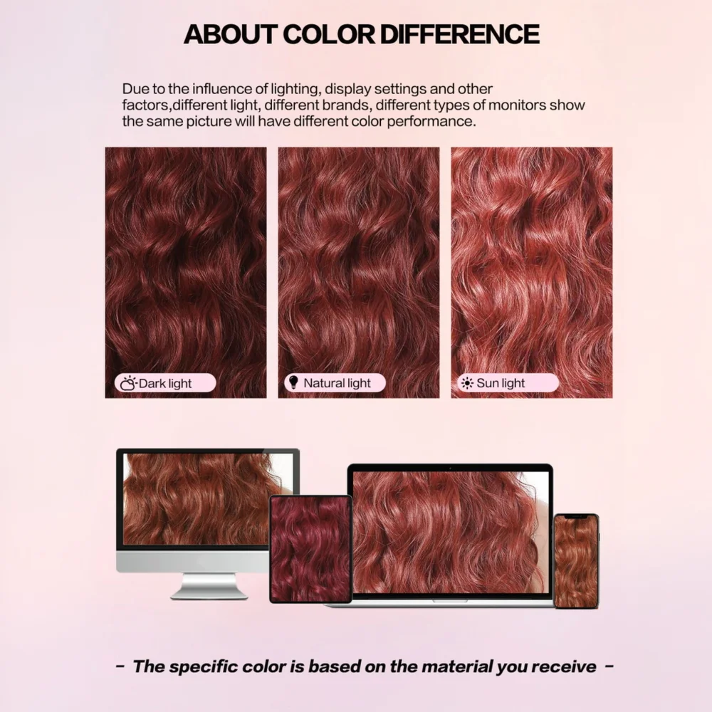 Picture 7: Easihair Reddish Brown Red Long Wavy Wig Heat Resistant Synthetic Hair Natural Looking Wigs for Women Party Cosplay Daily Wear
