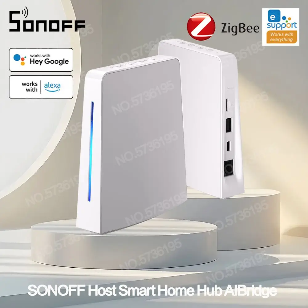 

SONOFF IHost Smart Home Hub AIBridge 2GB/4GB Local Private Server Open API Smart Home System Local Control Device Zigbee Gateway