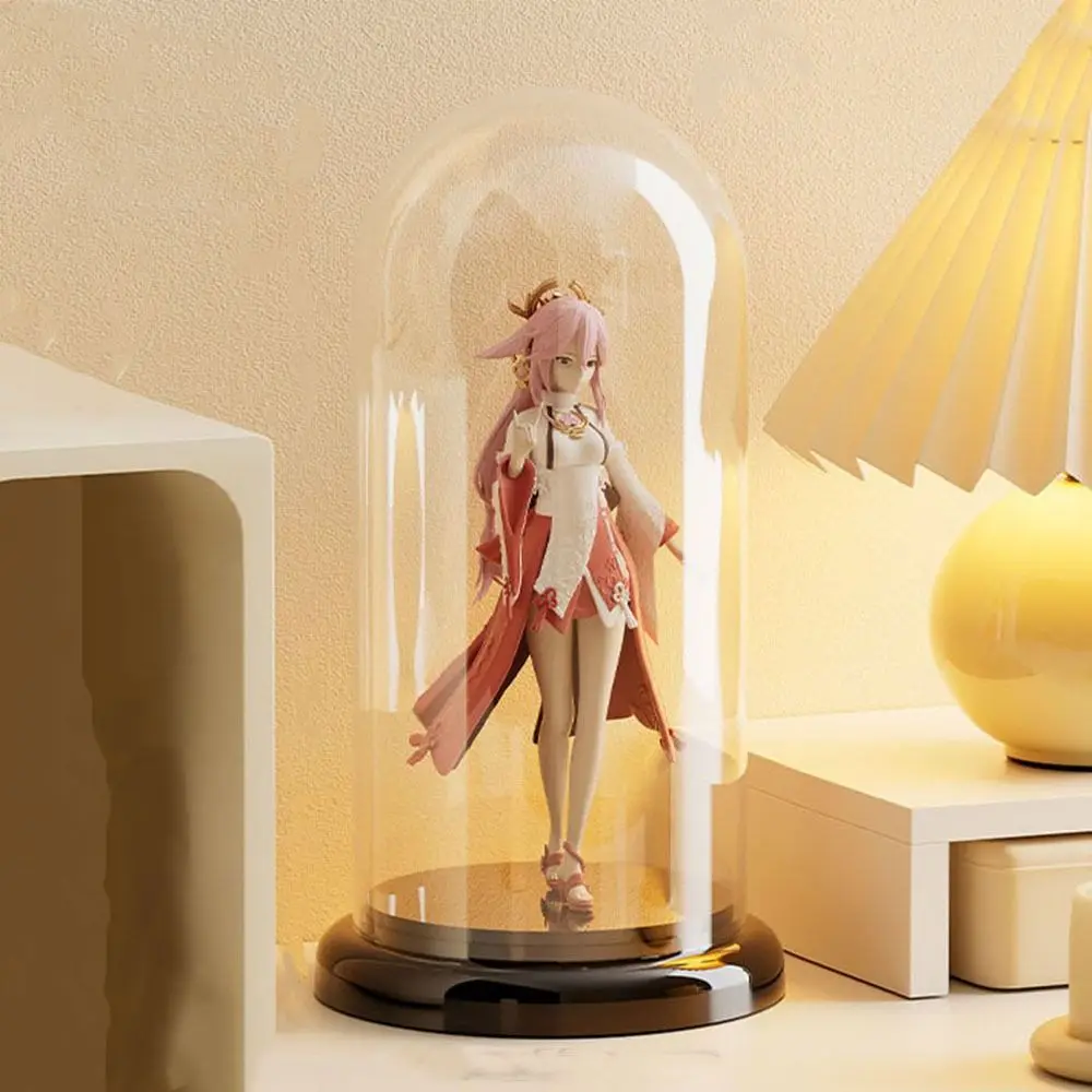 Multifunctional Plastic Anime Figure Case Transparent Waterproof Toys Storage Box Dustproof Figure Display Rack Child Gift