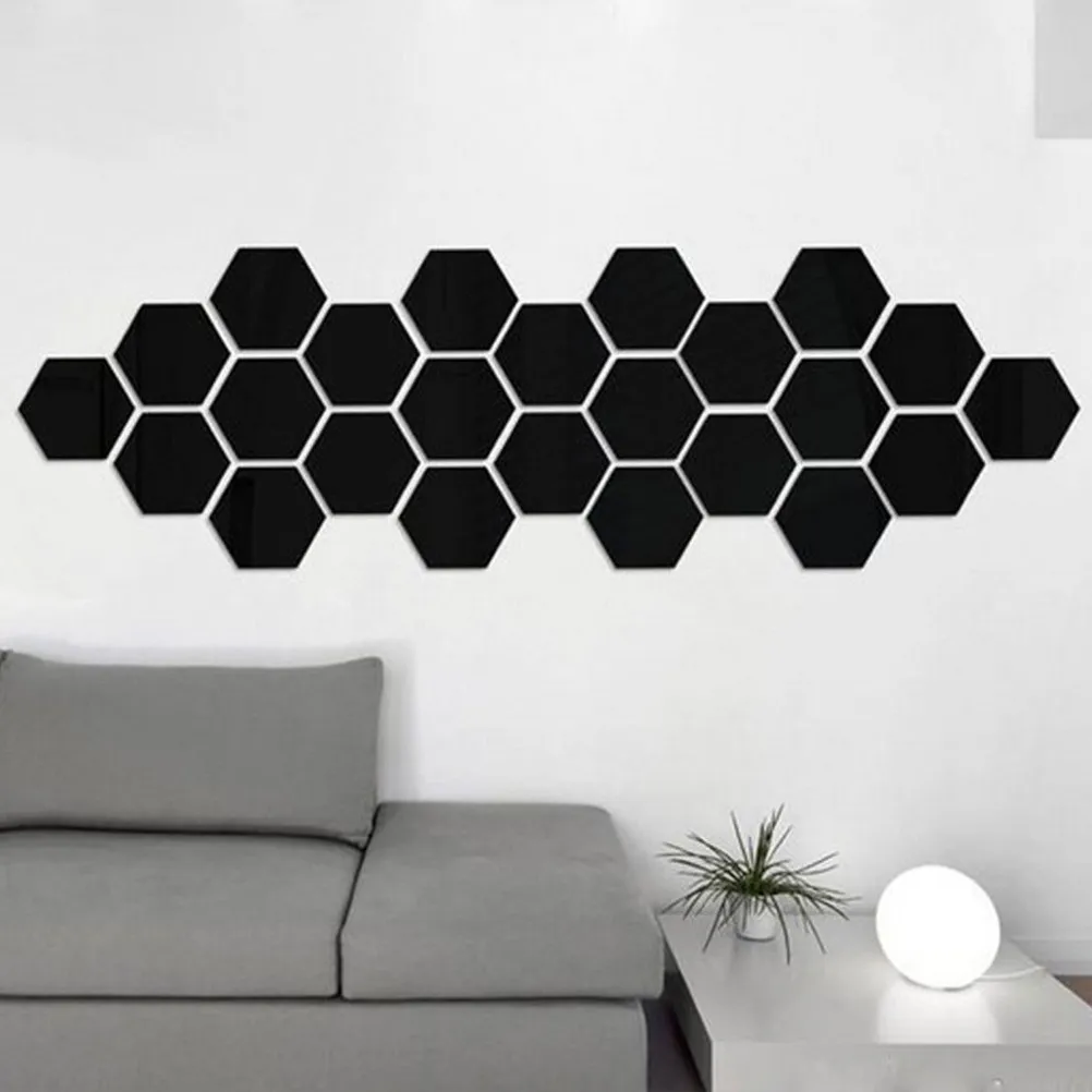 

12Pcs Hexagon Sound Absorbing Panel Felt Board DIY Self Adhesive Wall Sticker Soundproofing Boards Noise Reduction Tool for Home