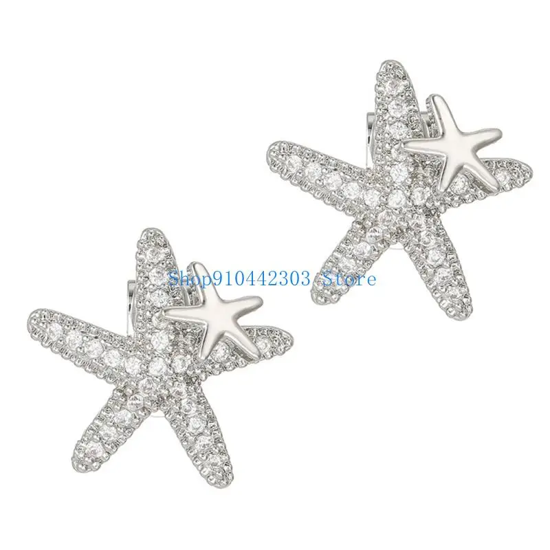 652F Elegant Imitation Crystal Ear Clip Accessories For Freeclip Open Ear Headphone Decoration Removable Jewelry Charms view 3