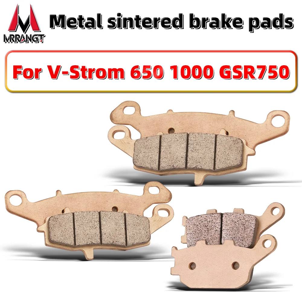

MRRANGT Motorcycle Brake Pads Set Fit For Suzuki DL650 DL1000 V-Strom 650 1000 GSR750 Sintered Metal Adventure Street