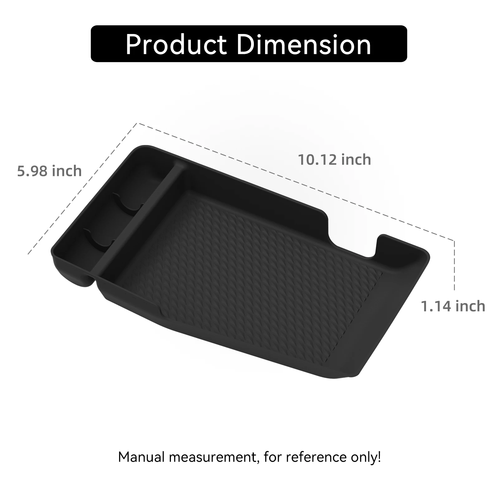 for Lexus TX 350 500h 550h+ 2025 2026 Center Console Storage Box Anti-slip Tray Organizer Car Interior Accessories Black
