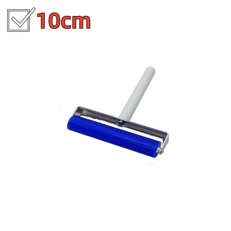 Screen Bonding Roller Blue Silicone Roller 10cm Width Anti-Scratch for Mobile Film & Cover Lamination Tool for Repair Shop & DIY