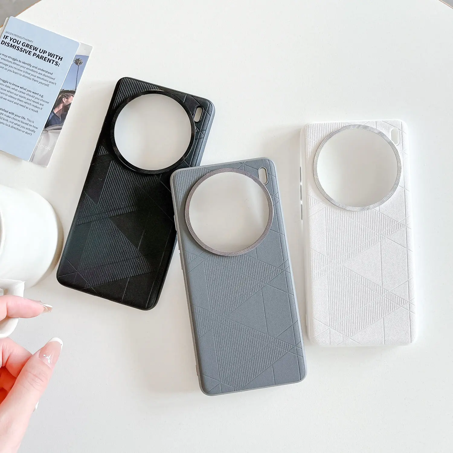 

For VIVO VIVO X200 Pro Mini Case Fashion Simple Stripe PC Skin-friendly Drop-proof Cover For VIVO X 200 Pro Mini Funda