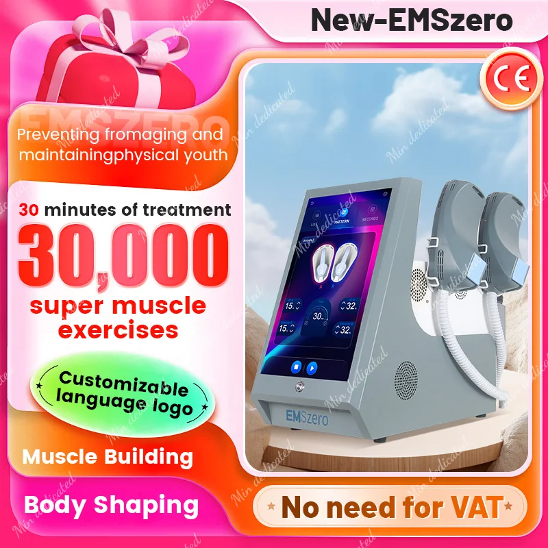 EMSZERO HI-EMT 6500W Professional Sculpting System15Tesla Magnetic Tech Targets Cellulite & Abdominal Fat 99% User Satisfaction