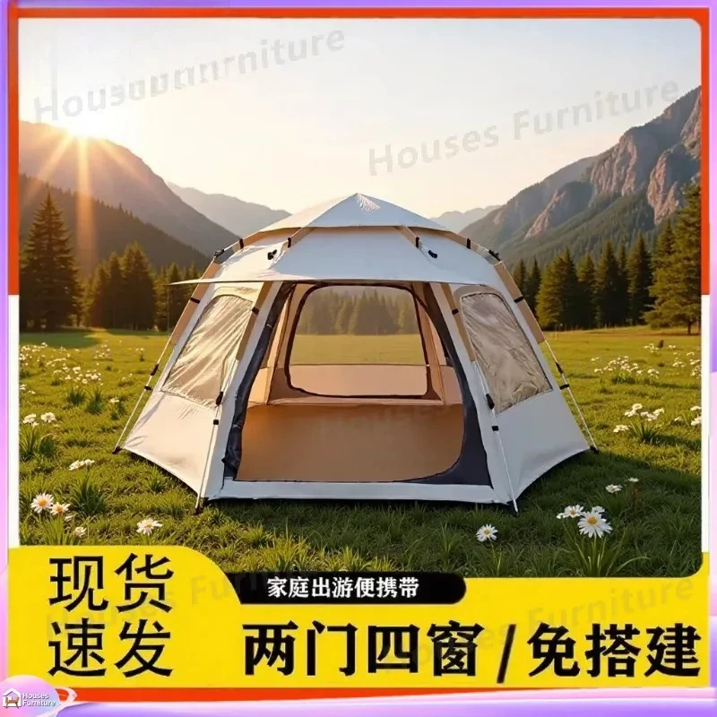 For Automatic Pop Up Tent 2-6 Person Outdoor Camping RV Car Roof Top Shelter Waterproof Family Picnic Beach Hiking Travel