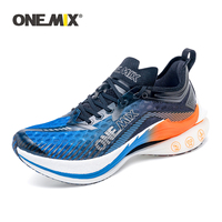 ONEMIX 2024 Professional Marathon Running Shoes for Men Anti-slip Ultra-light Rebound Athletic Carbon Plate Sport Shoes Sneakers