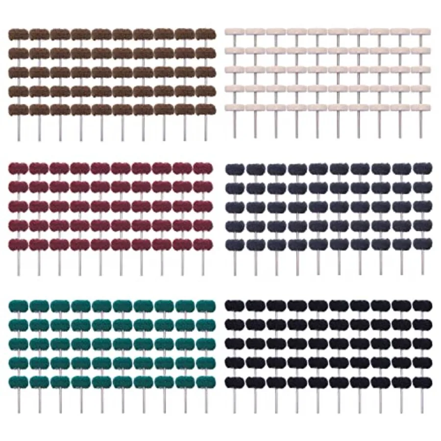 

Pack Abrasive Wheels 1" Abrasive Buffing Polishing Wheels Burr for Rotary Tools-1/8 Shank for Bulk Pruchase