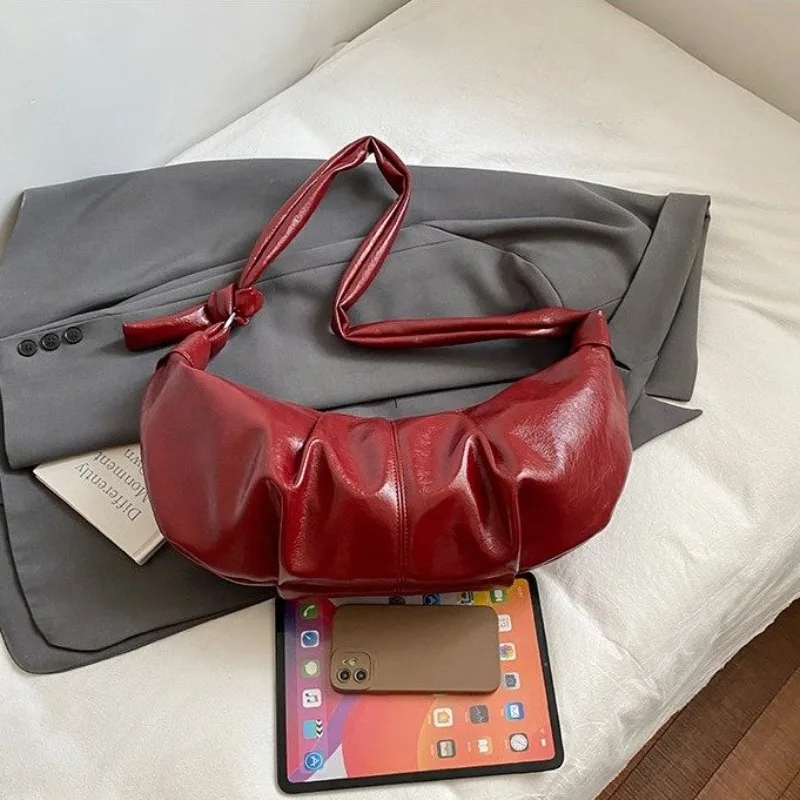 

Popular All Match Leather Ladies Tote Bag Elegant Paris Vintage Fashion Casual Crossbody Messenger Bag Practical Daily Shopping