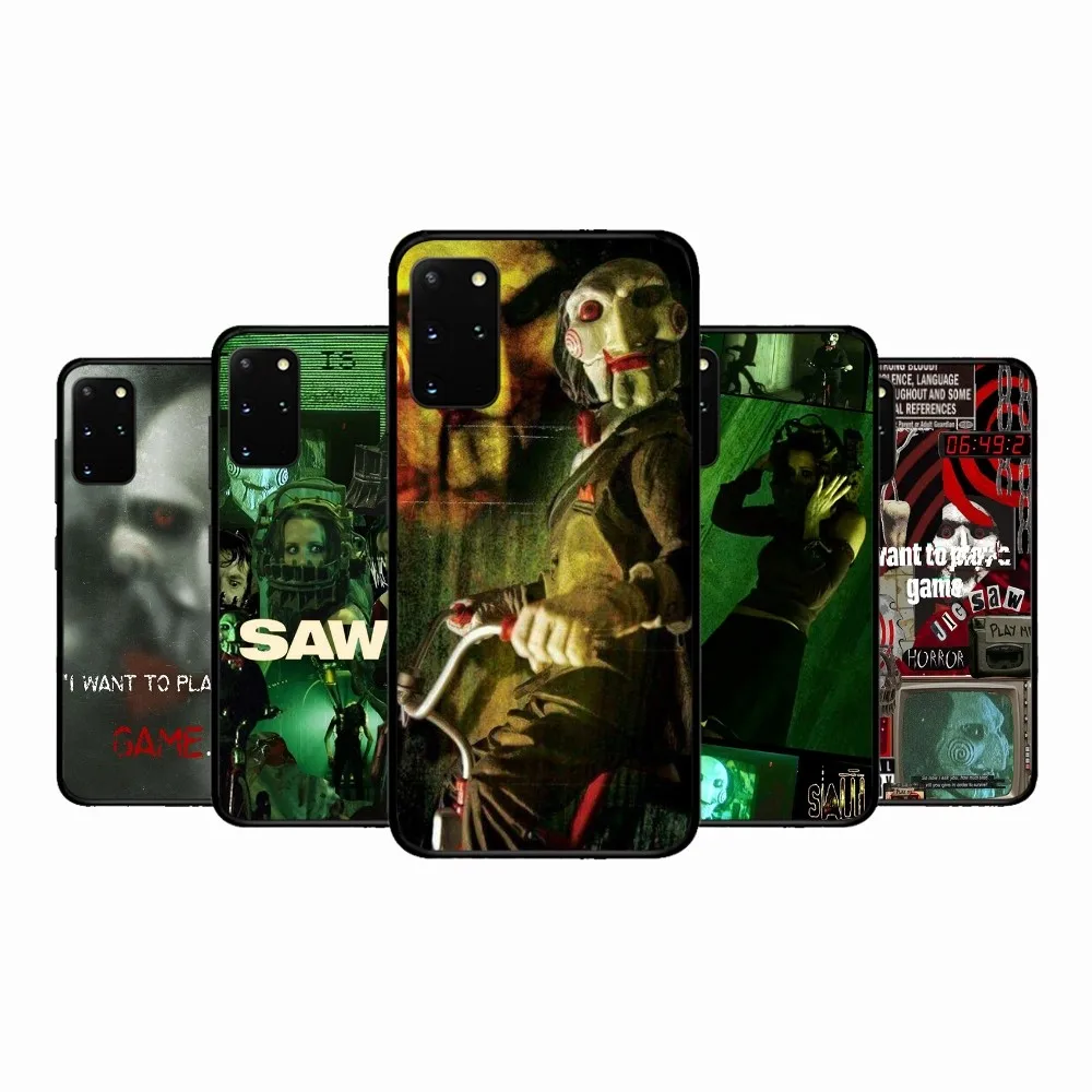 Saw Jigsaw Killer Hhorror Phone Case For Samsung S 9 10 20 21 22 23 30 23 24 Plus Lite Ultra FE S10lite Fundas