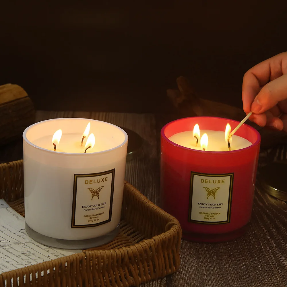 Bath &Body Works Cactus Blossom 3-Wick Candle Soy Wax Blend Scented Candle for Home Long-Lasting Room-Filling Tropical Fragrance