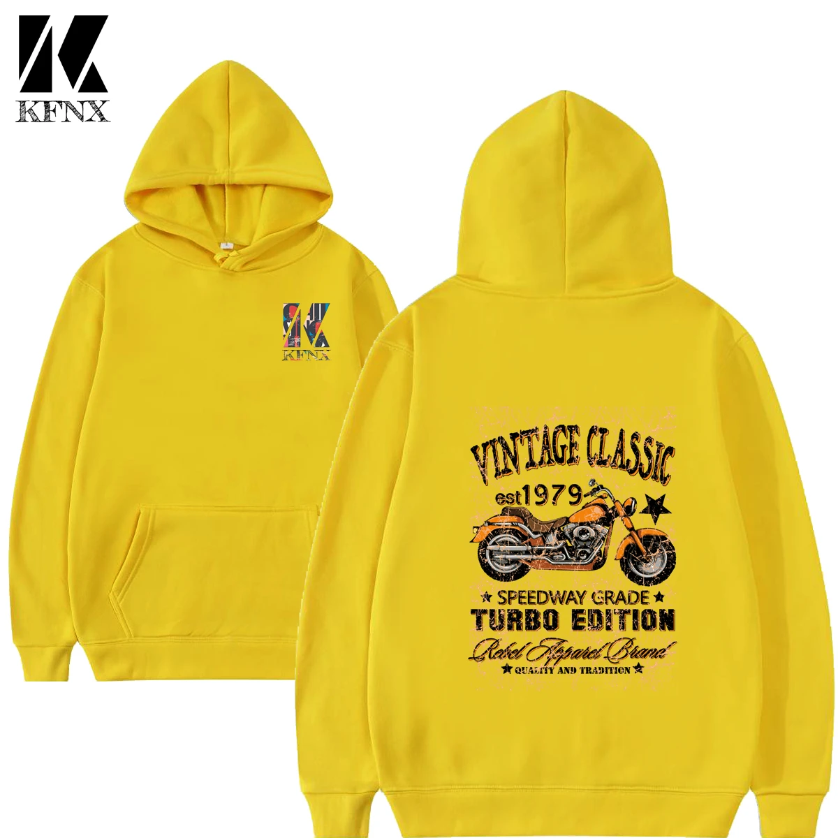

Men sports hoodie fashion letter print pattern sweatshirt loose casual Harajuku hooded pullover sportswear KFXN new autumn style