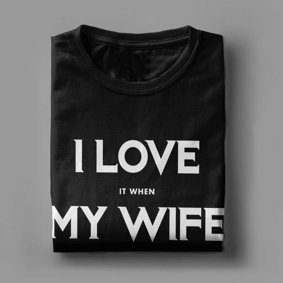 I LOVE MY WIFE Funny MTG Magic Gathering Men\'s T Shirt Casual Tee Shirt Short Sleeve Crewneck T-Shirts 100% Cotton Printed Tops