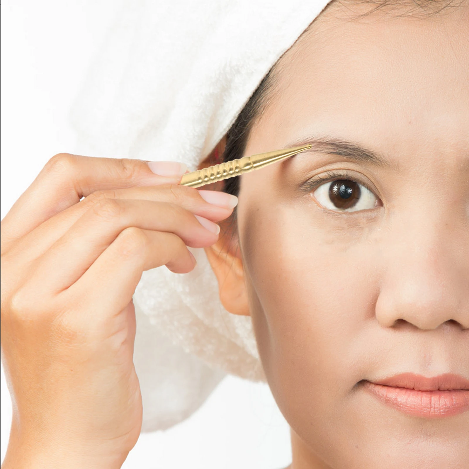 

Портативный массажный инструмент, латунная акупунктурная ручка, небольшой массажер для тела, ручка для точечного массажа для ежедневного использования, прочная, удобная для домашнего тела