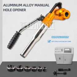 100KN Hydraulic Hole Puncher TPA-8 Stainless Steel Hole Punching Machine Copper Aluminum Iron Plate Hole Puncher Hydraulic Tool