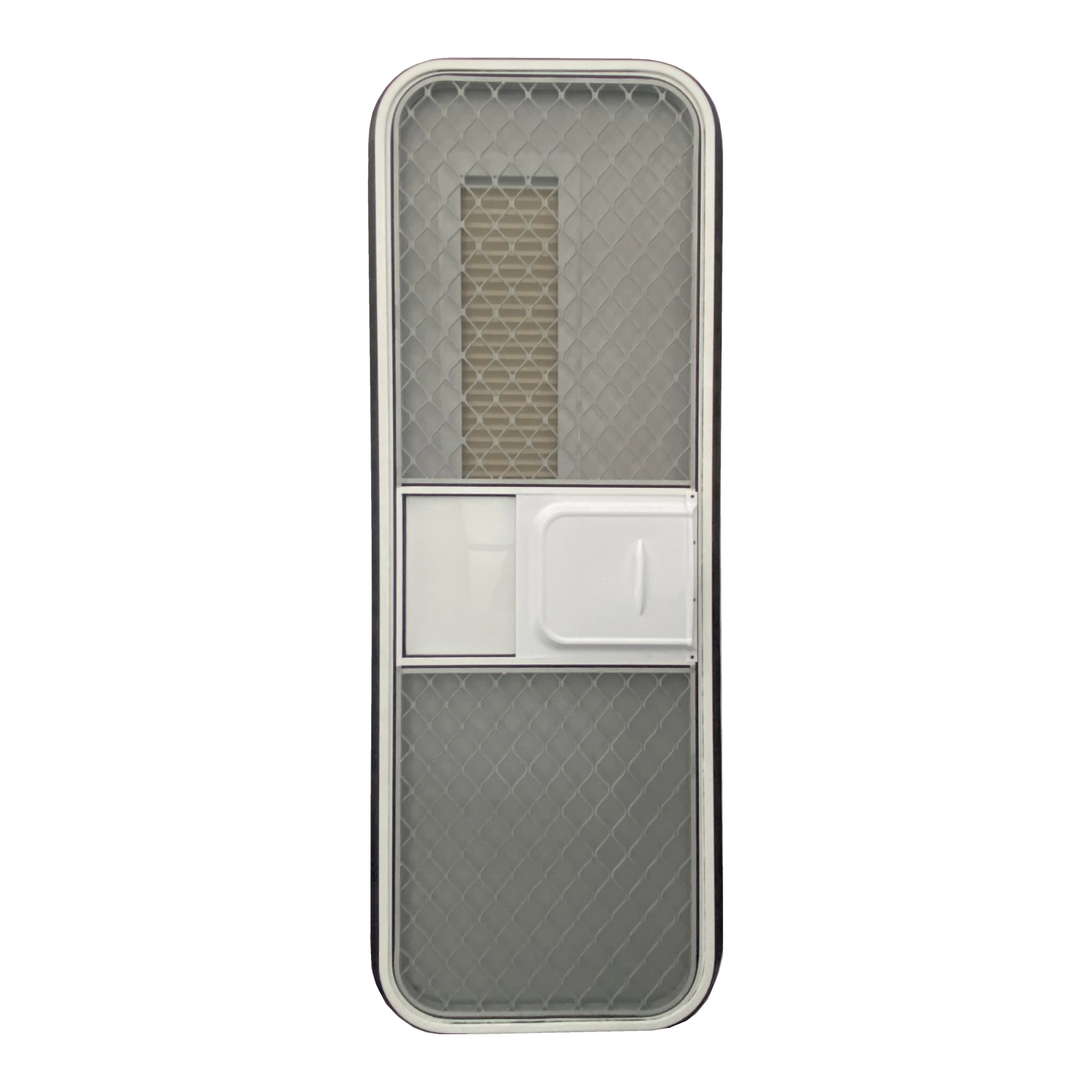 2025 حجم مخصص سبائك الألومنيوم مقطورة متنقل قافلة RV الباب مع الشاشة وقفل مجمع #3