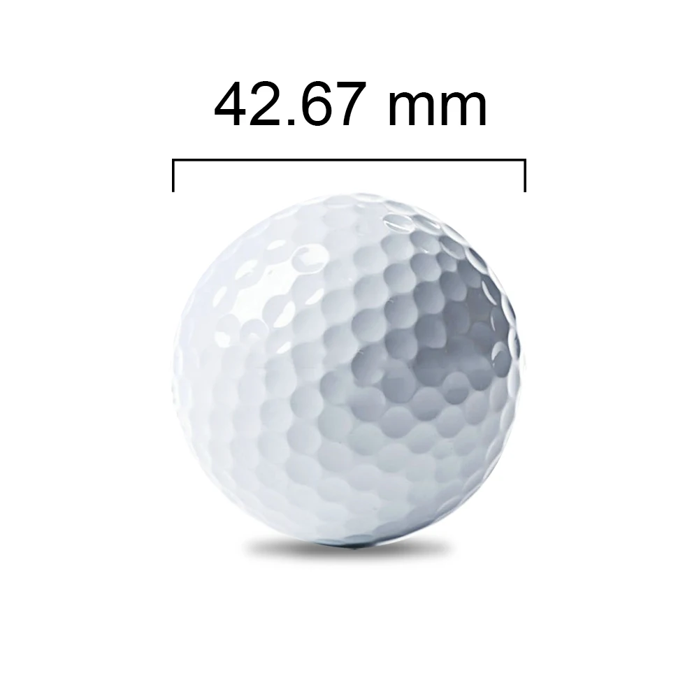 Distancia de bolas de golf de uretano de tres capas para competición