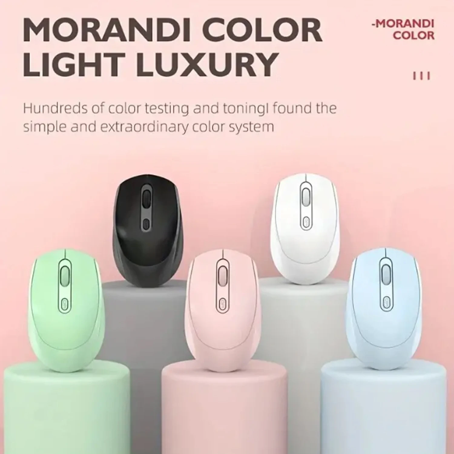 เมาส์ไร้สาย, เมาส์ออปติคอลตามหลักสรีรศาสตร์ที่รองรับ 2.4G, เมาส์คอมพิวเตอร์สำหรับแล็ปท็อป, พีซี, โน้ตบุ๊ก, เมาส์ไร้สายแบบใช้แบตเตอรี่