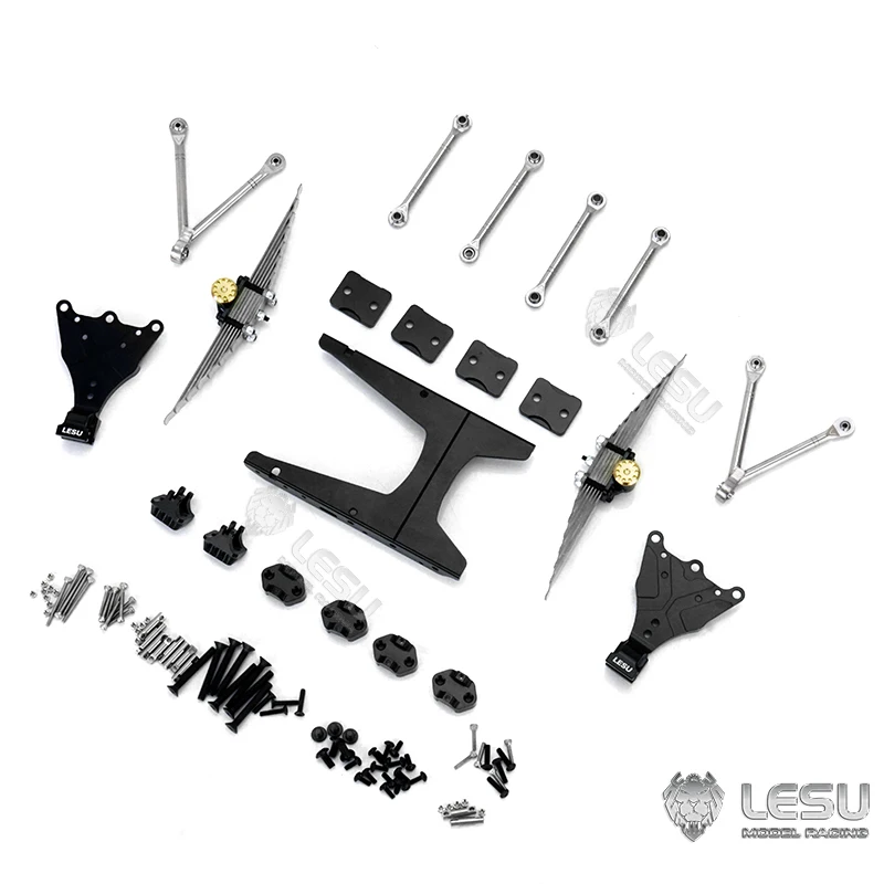 

LESU 1/14 RC Metal Rear Dual Suspension Set Only for Tamiyaya Axle Truck DIY Model Toy Parts TH02083