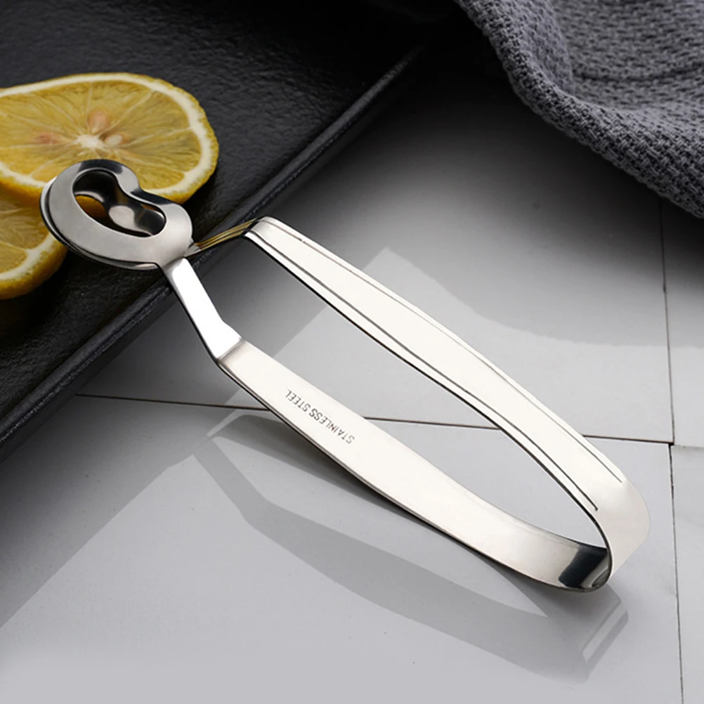 

1Set Escargot Tong Fork Set Stainless Steel Snail Tongs Practical Anti Scald Seafood Clip Kitchen Tools