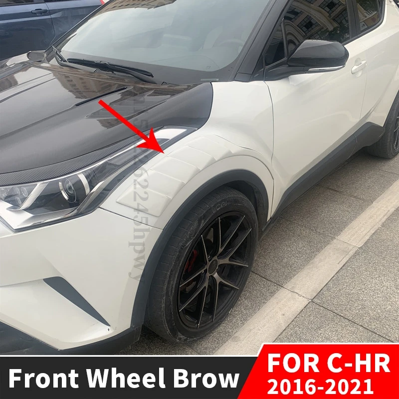 Front Wheel Brow Eyebrow Lip For Toyota CHR C-HR 2020 2019 2018 20 16 17 21 Tuning Accessories Wide Body Kit Fender Flares Parts