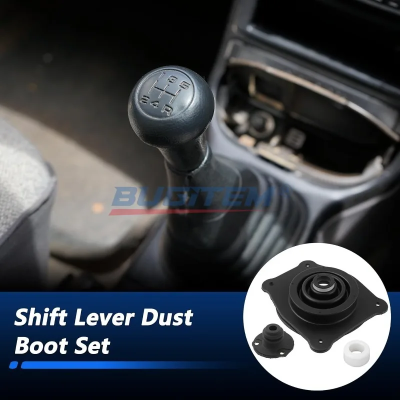 3PCS/Set Change Lever Boot Set For Mazda MX5 MX-5 Miata Mk1 Mk2 039817462A NA0164481B M51317480A Rubber Gear Lever Shift Boot