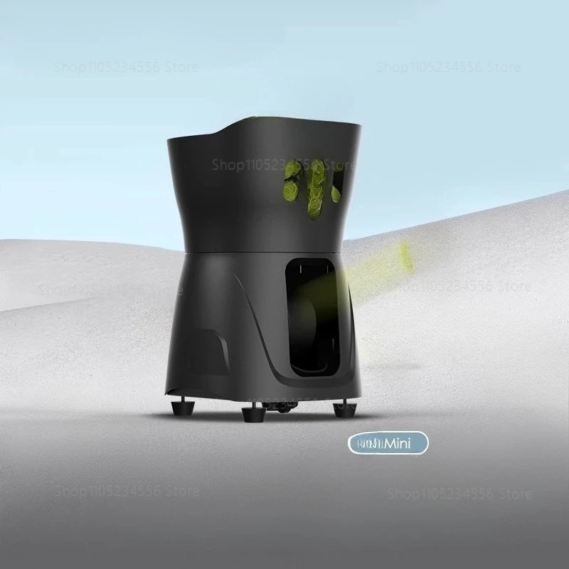 

Tennis Ball Launcher Machine Automatic Portable Lightweight Practice Trainer for Beginners Solo Training