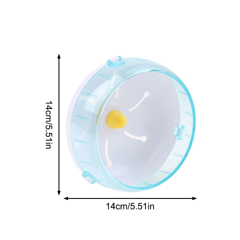Silent Waterproof Hamster Running Wheel Rotating Disc Toy for Small Pets Golden Bear Guinea Pig Cage Jogging Accessory 1PC