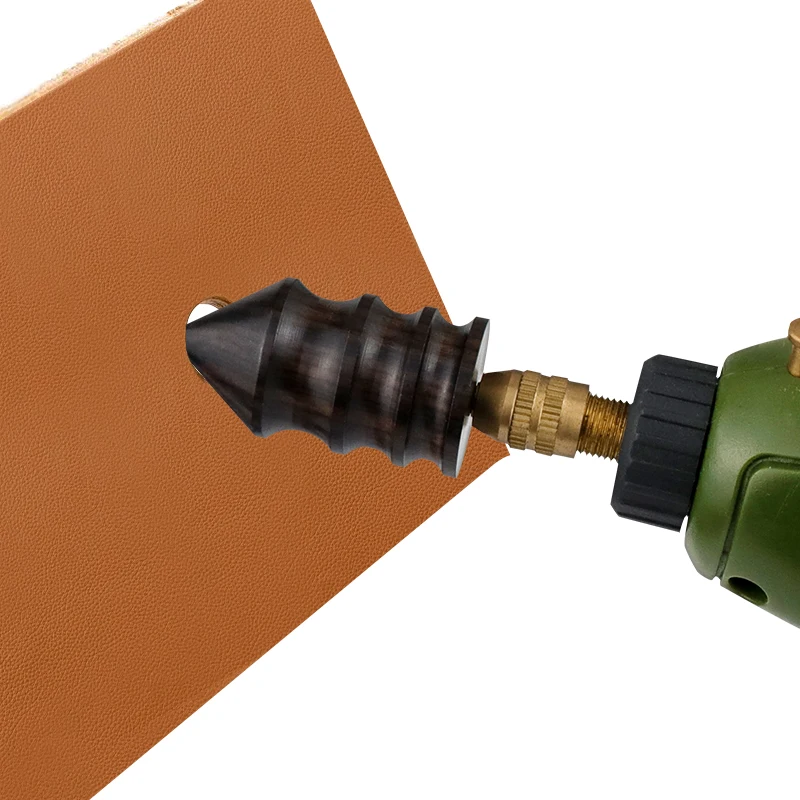 3Mm Paars Licht Sandelhout Elektrische Slijpkop Diy Lederen Polijststok Trimmen Rand Afdichting Staaf Handmatige Lederen Gereedschap