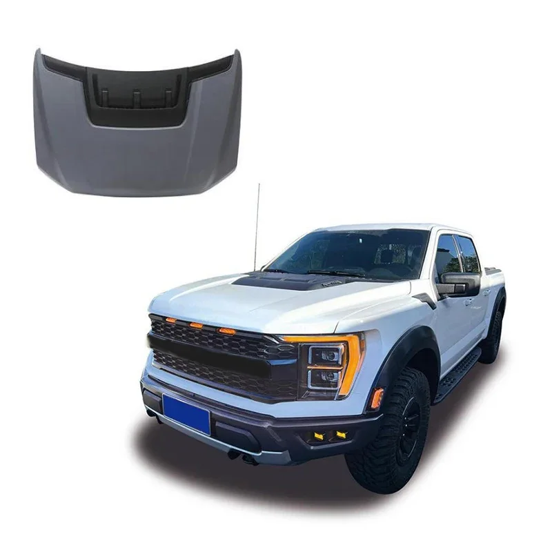 

Hot Selling Car Body Parts Steel Quarter Panel For Car Hood Bonne F-ord F150 Raptor 2021-2023