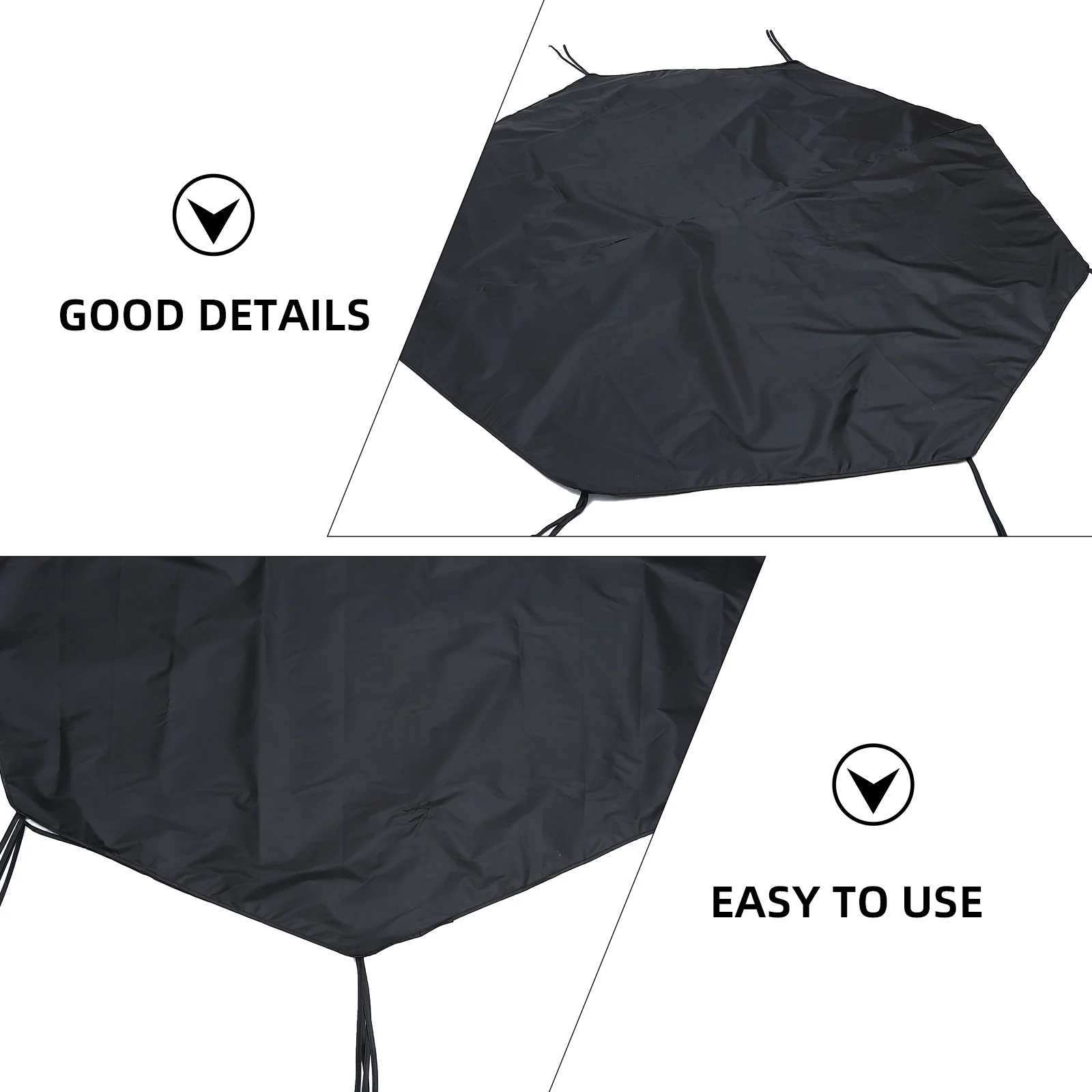 Copertura per tetto del box per cani Protezione solare impermeabile per esterni per cani Gatti Panno Oxford 210D Riparo portatile facile da installare