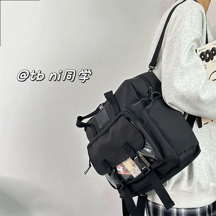 Japanese Kawaii Backpack Girls Transparent Ita bag Large-capacity Shoulder Bag Women Book Bag JK Handbags Crossbody Bag Itabag